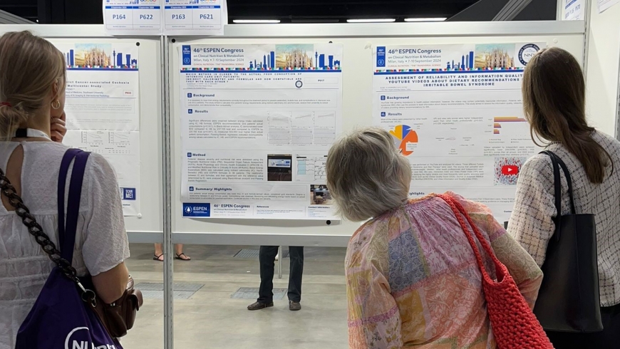 46. ESPEN Kongresinde Bölümümüzden 6 Bildiri